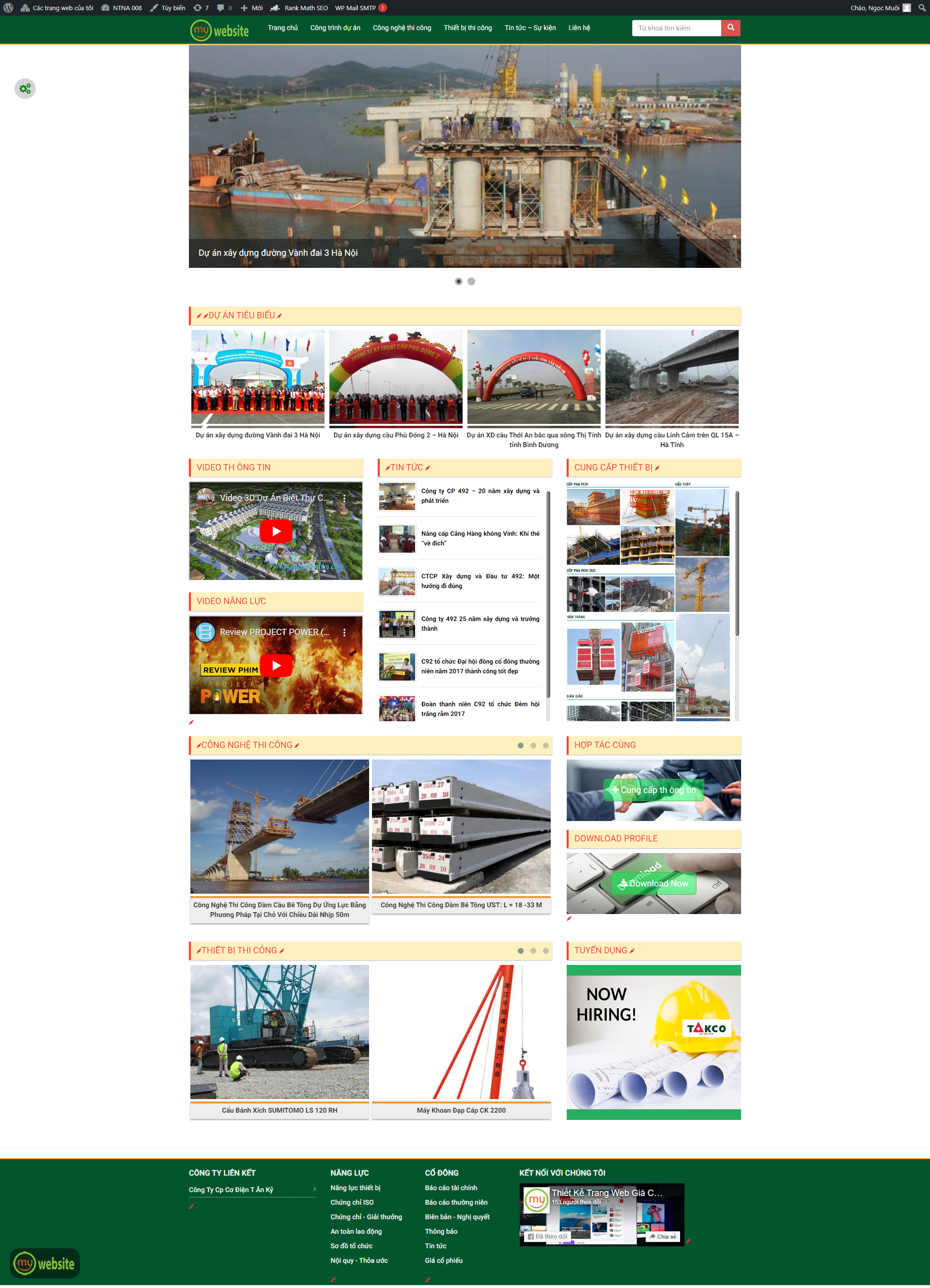 Công ty xây dựng – kiến trúc – vật tư